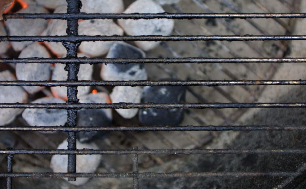Dirty grill grate